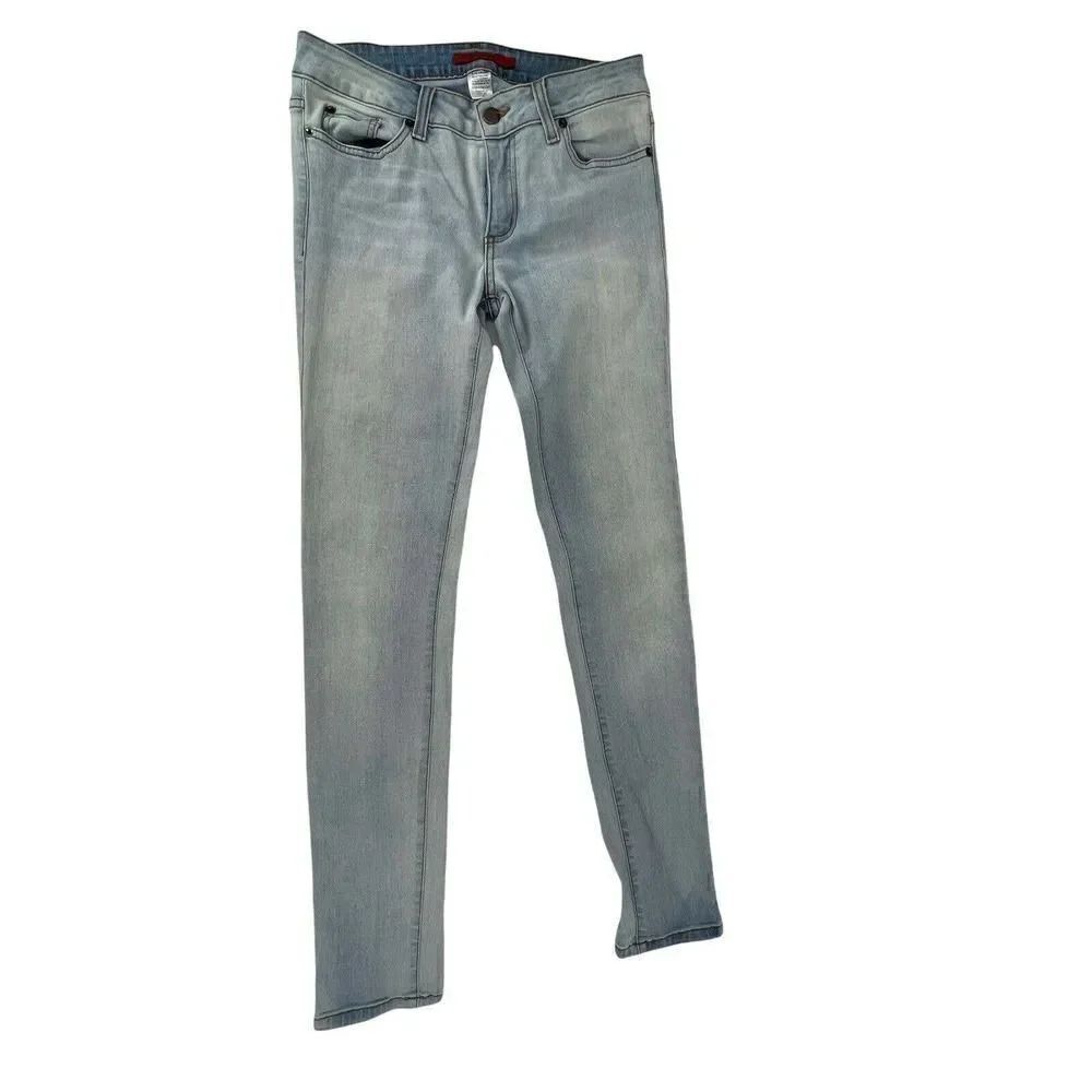 GJG Jeans Light Wash Skinny Stretch Fit Blue Juniors Size 9 Casual Pants Denim